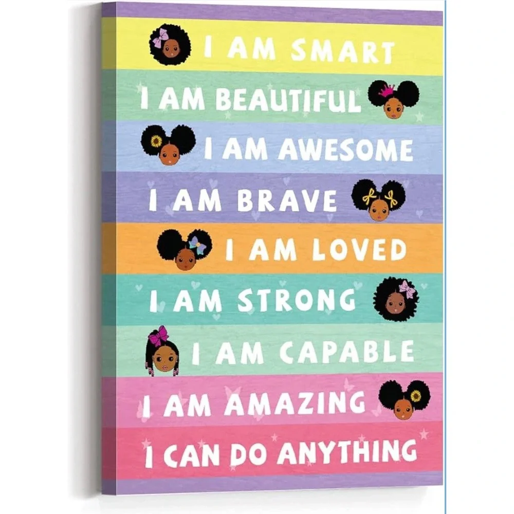 JANLAN Affirmation Wall Decor For Kids Bedroom Nursery Classroom 12